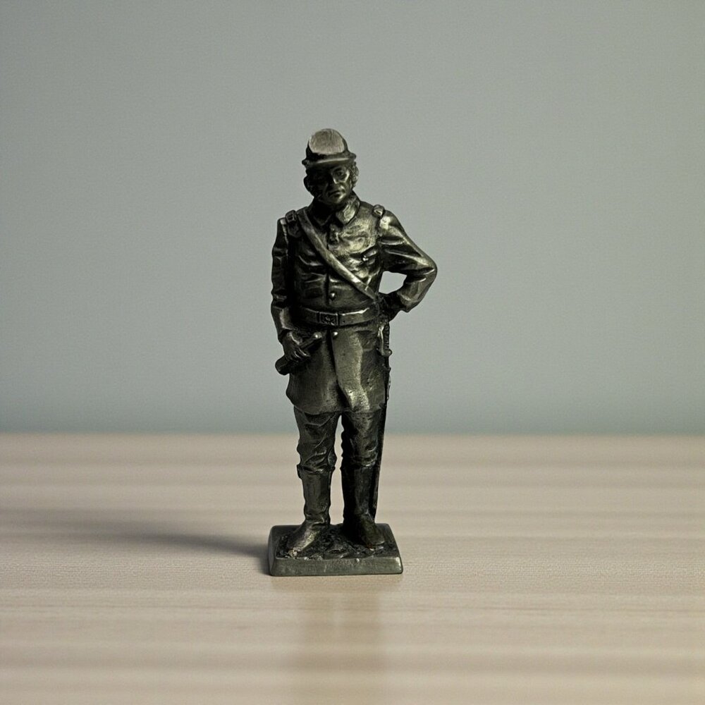 1865 Army Artillery Lieutenant American Military Sculpture Figurine - 1982